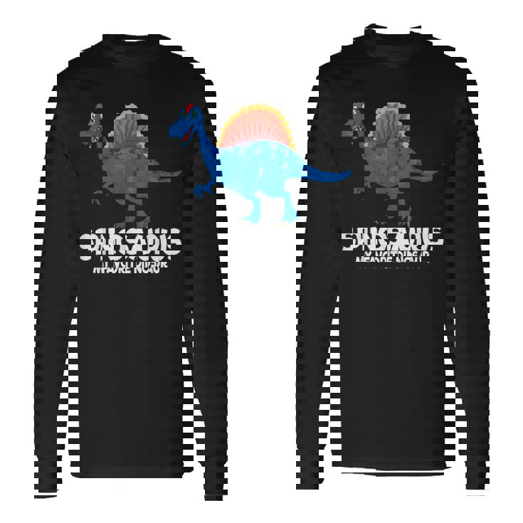 スピノサウルス My Favorite Dinosaur キッズ スピノサウルス 長袖Tシャツ