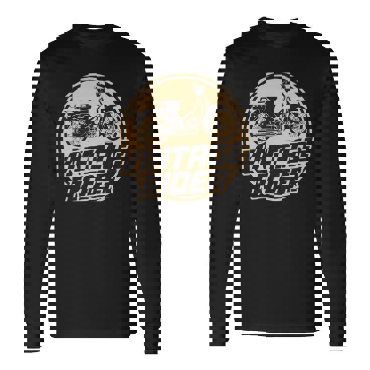 スーパーカブ C100 原付バイク ヴィンテージ ライダー レトロジャパン 長袖tシャツ 長袖Tシャツ