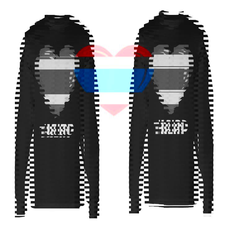 タイ国旗シャツ 長袖Tシャツ