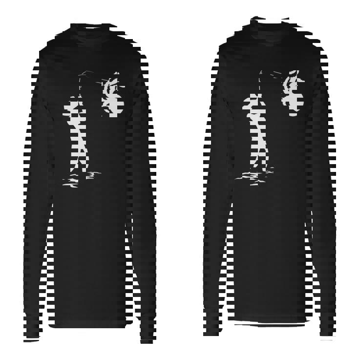 タコ釣り漁師 長袖tシャツ 長袖Tシャツ