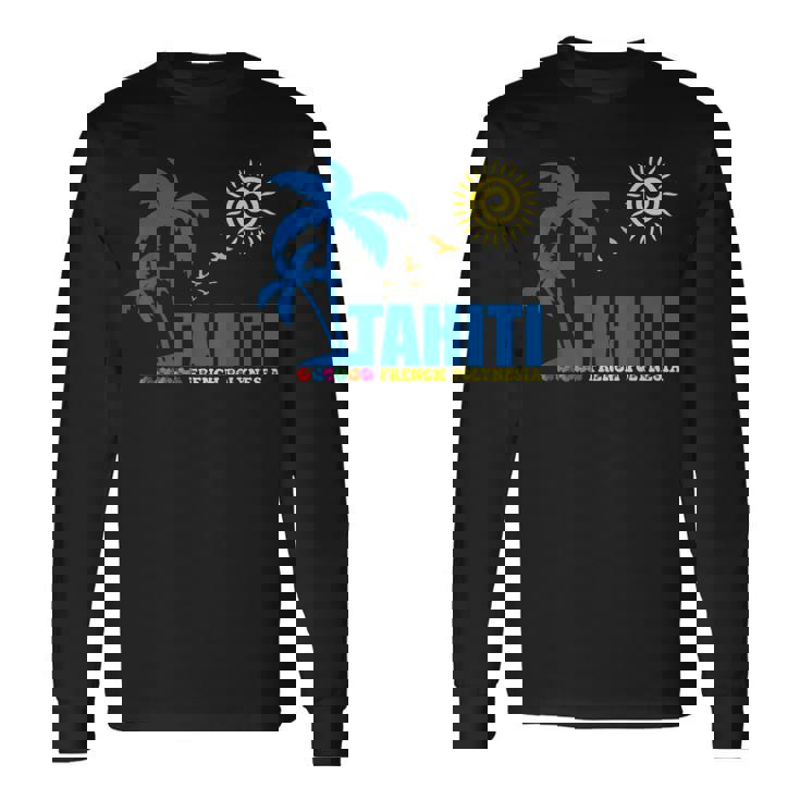 タヒチ フランス領ポリネシア お土産 タヒチ 長袖Tシャツ