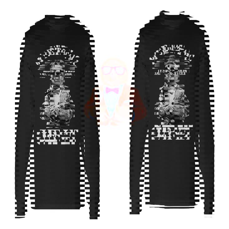 ナマケモノのスーツでおねしょの日々は恥ずかしいけど恥ずかしい。 長袖Tシャツ