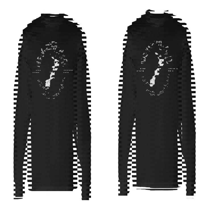 ニュージーランド グラフィック T 長袖Tシャツ