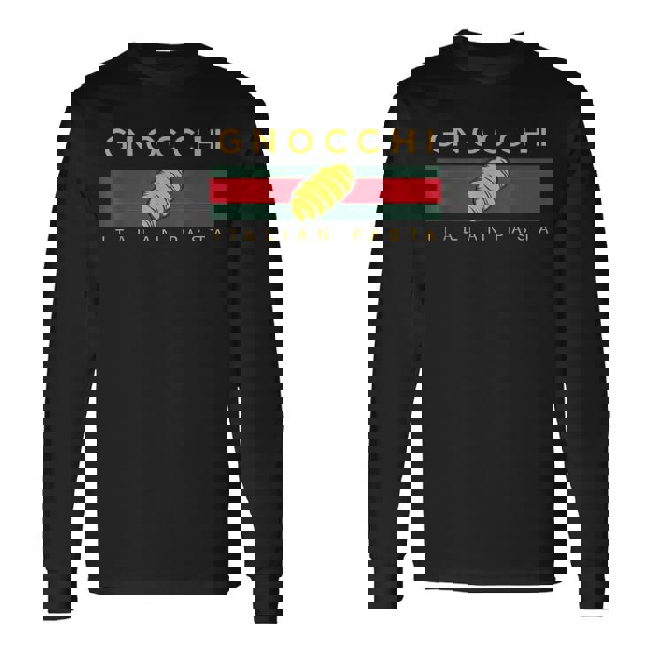 ニョッキヴィンテージクラシックイタリアンパスタ 長袖Tシャツ