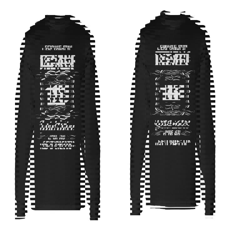 ハッピーバースデー 1959年12月 長袖Tシャツ