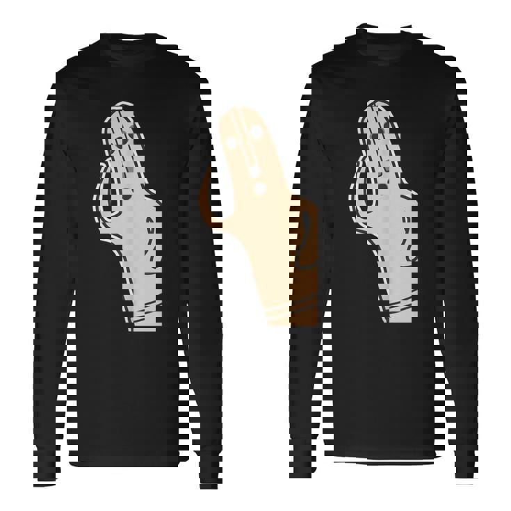 ハニワ《はろー》埴輪【踊る埴輪 男】歴史土器 かわいい 面白い 長袖Tシャツ