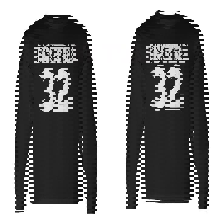 バスケットボール ナンバー32、私のお気に入りのバスケットボール選手番号 長袖Tシャツ