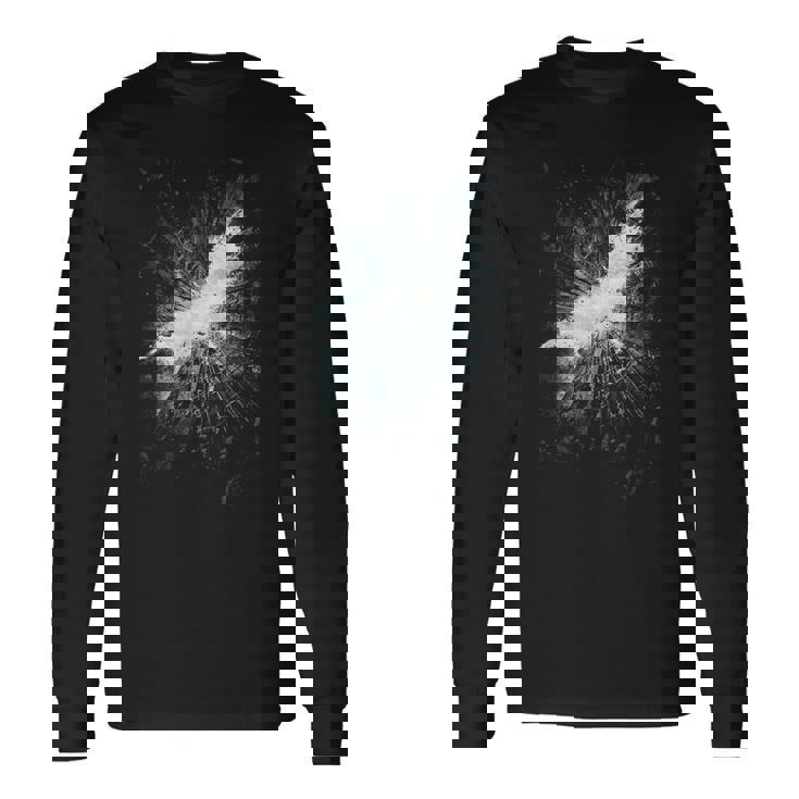 バットマン ダークナイト ライジズ ティーザー ポスター 長袖Tシャツ