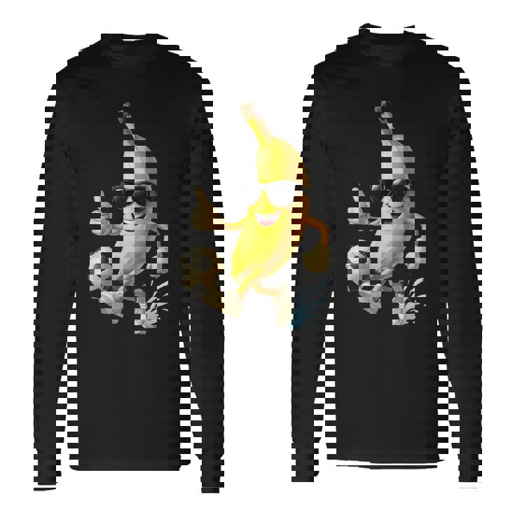 バナナサッカー 長袖Tシャツ