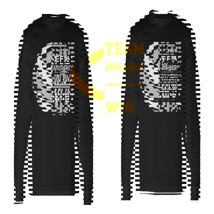 バレーボールチーム 長袖Tシャツ