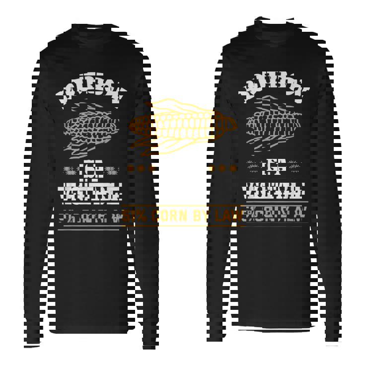 バーボンは野菜 コーンウイスキー バーボン 飲み方 長袖Tシャツ