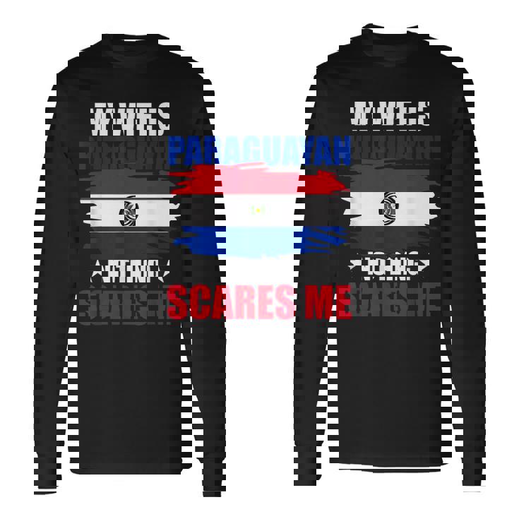 パラグアイ国旗 パラグアイ遺産 長袖Tシャツ