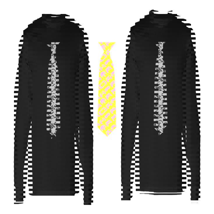 ビデオゲームコントローラープリントネクタイtシャツ。 長袖Tシャツ