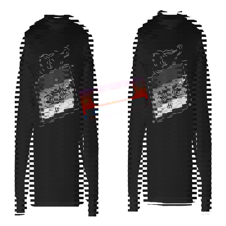 ビーチ ミックステープ ハワイアン アロハ パーム サンセット 80年代 長袖Tシャツ