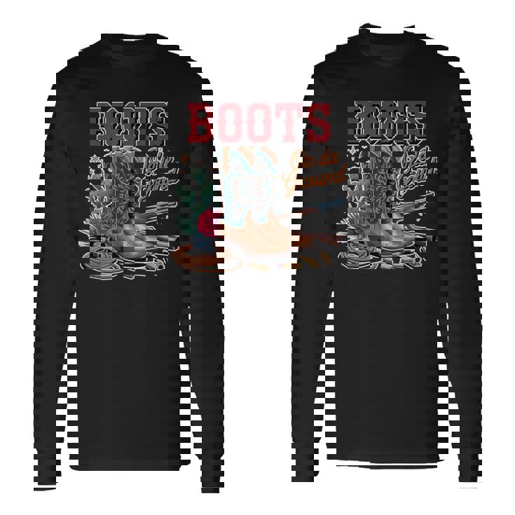 ブーツ オン グラウンド カウガール カウボーイ ウエスタン 長袖Tシャツ