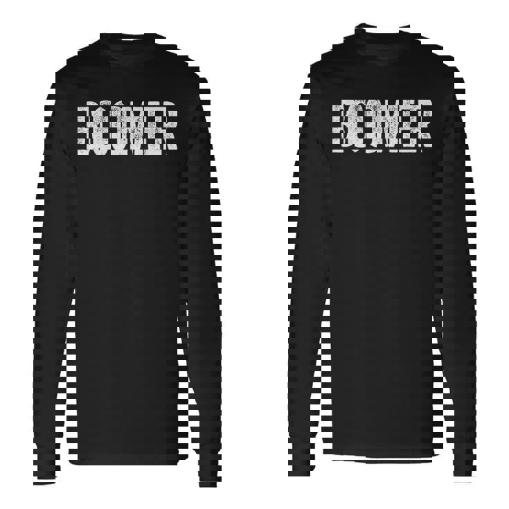 ブーマービンテージベビーブーマージェネレーションプラウドブーマー 長袖Tシャツ