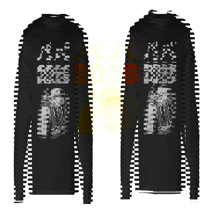 プレパパ2026・パパになりました・妊娠報告 パパ・パパになる予定 長袖Tシャツ