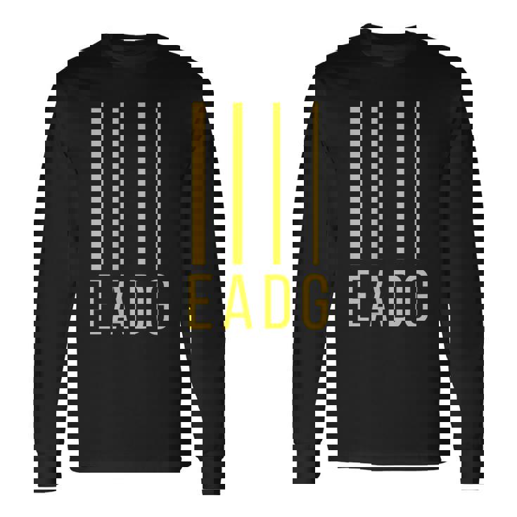 ベースプレーヤーギタリスト Eadg 4弦ベースギター 長袖Tシャツ
