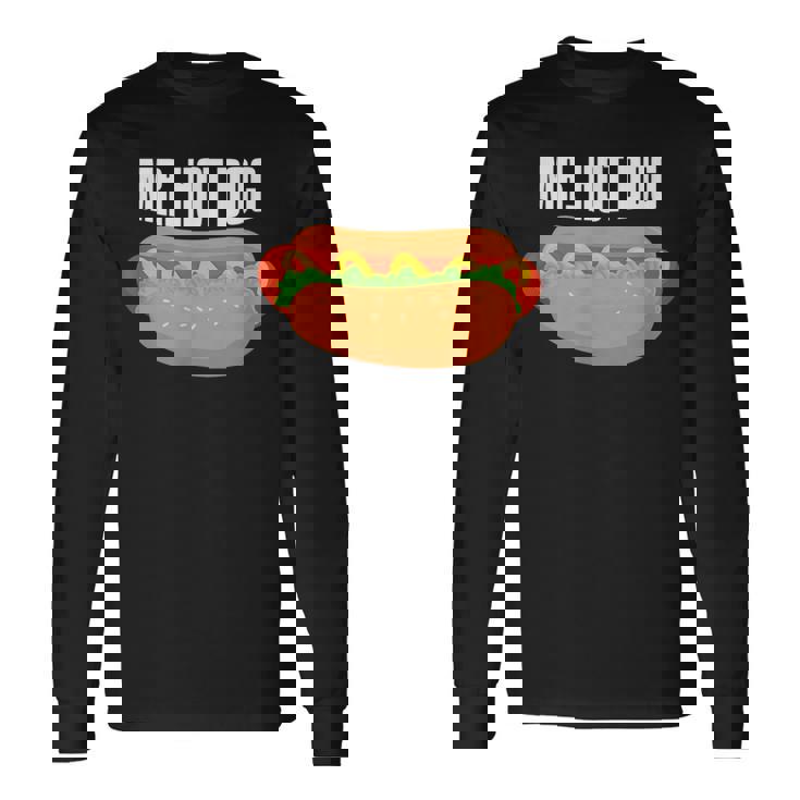 ホットドッグ ソーセージバン ミスターホットドッグ 長袖Tシャツ