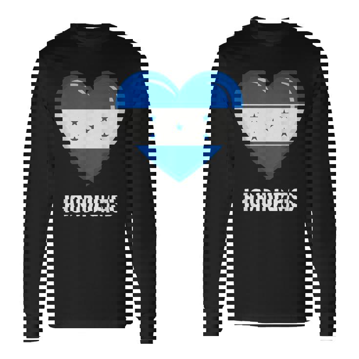 ホンジュラス国旗シャツ 長袖Tシャツ