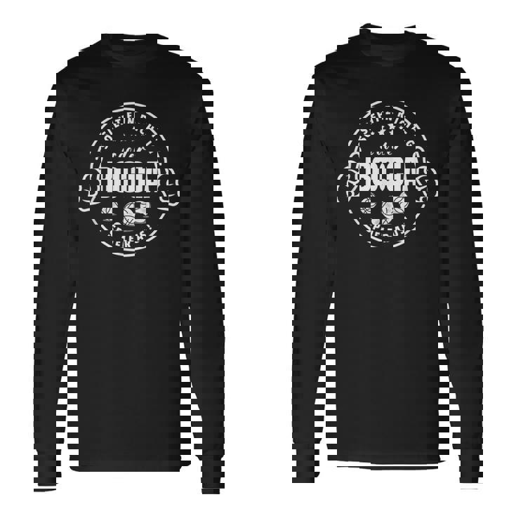 ボッチャゲーム用ボッチャボール発言付きボッチャウェア 長袖Tシャツ