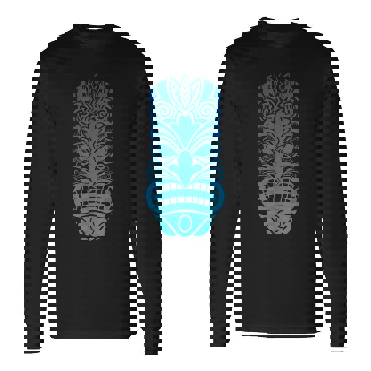 ポリネシア ティキ マオリ ハワイアン トライバル 長袖Tシャツ