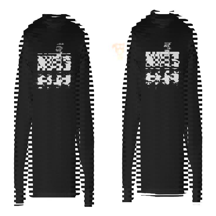 ポーカーデザイン リスの実カードゲーム ポーカーギフト 長袖tシャツ 長袖Tシャツ