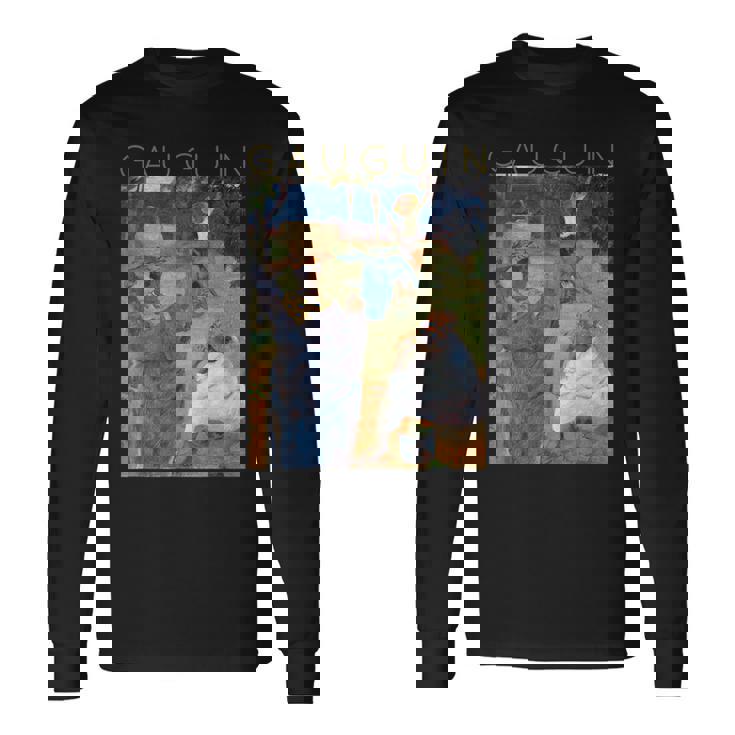 ポール・ゴーギャン マンゴーの木、マルティニーク 長袖Tシャツ