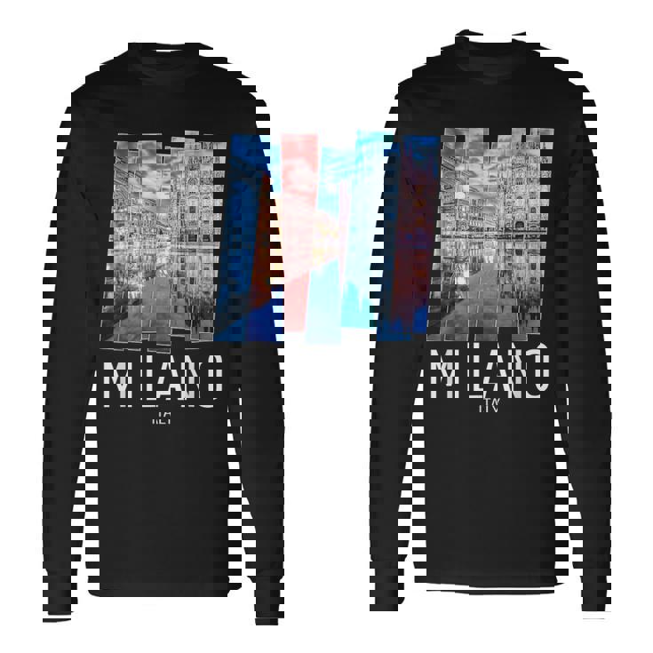 ミラノ シャツ レディース メンズ ミラノ イタリア お土産 ギフト 長袖Tシャツ