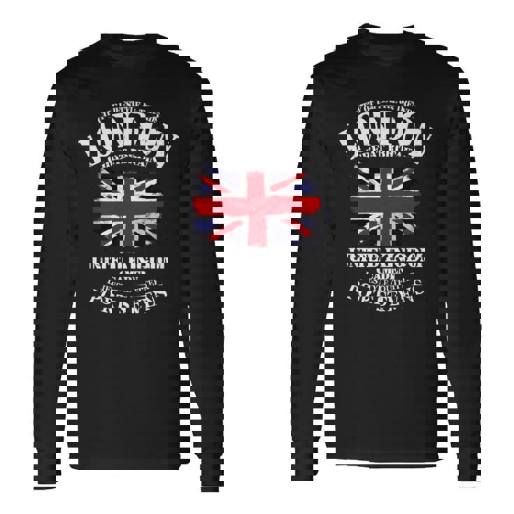 ユニオンジャック 英国の国旗 グレートブリテン ロンドン Union Jack 長袖tシャツ 長袖Tシャツ