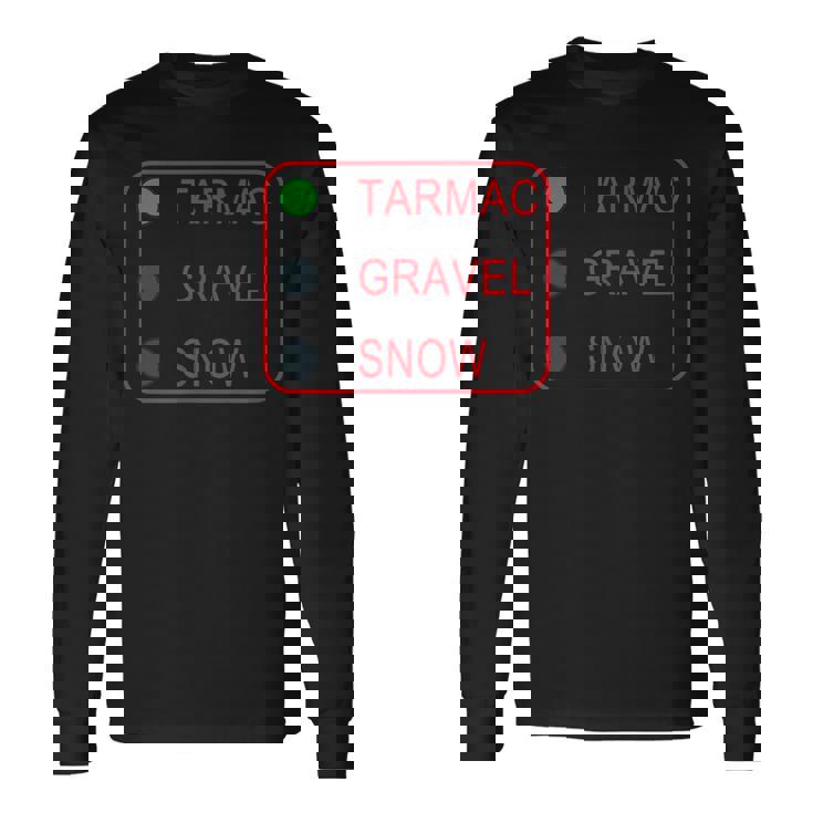 ランサー Evo 9 Ix ターマック 砂利 雪 長袖Tシャツ