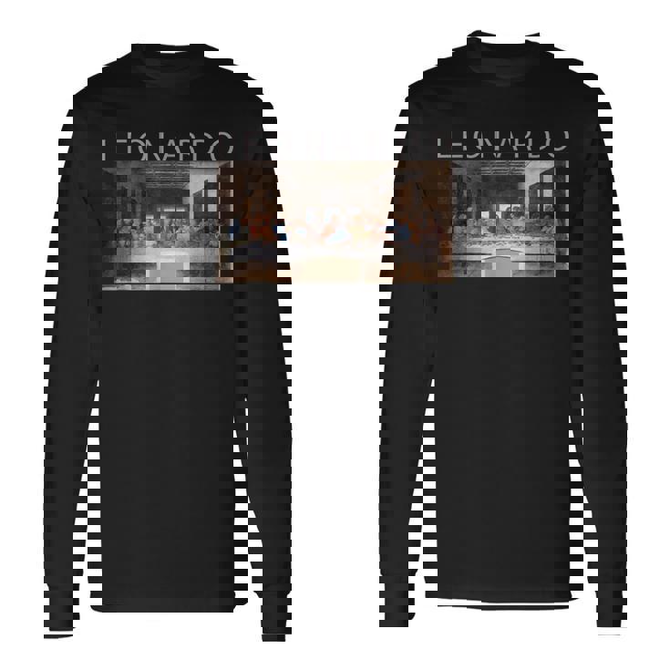 レオナルド ダヴィンチ 面白いtシャツ アート 絵画 メンズ 面白い 服 美術 おもしろ ネタ 長袖Tシャツ