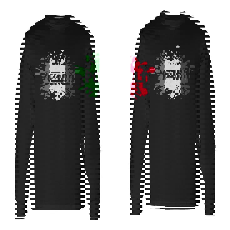 レトロ イタリア シティ ポッツォーリ 長袖Tシャツ