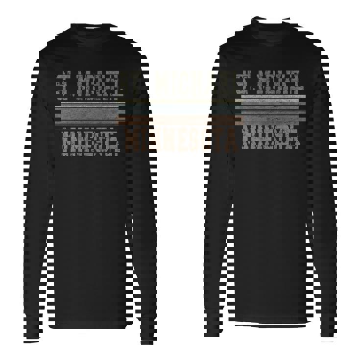 レトロ セントマイケル ミネソタ 長袖tシャツ 長袖Tシャツ
