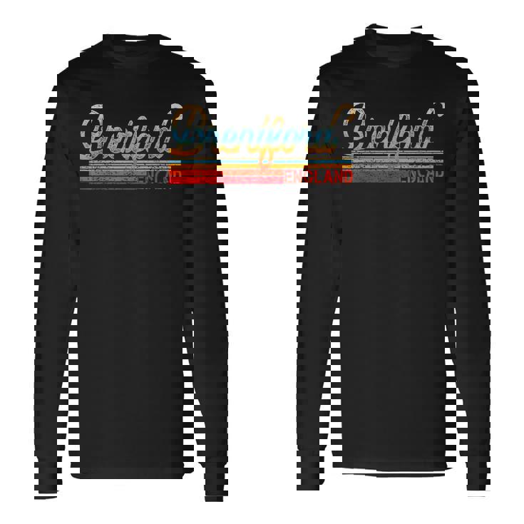 レトロ ヴィンテージ ブレントフォード ヴィンテージ 80年代スタイル ブレントフォード イングランド 長袖Tシャツ