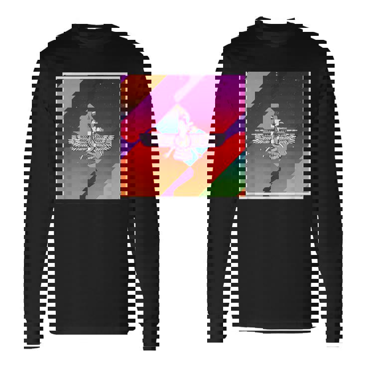 レトロ ヴィンテージ 美的 アヌンナキ 長袖Tシャツ