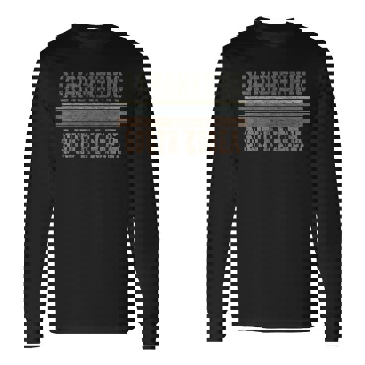 レトロ 江陵 韓国 長袖Tシャツ