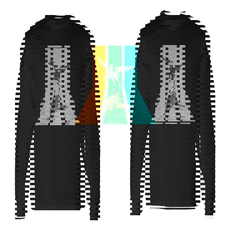 レトロ80年代ヴィンテージスタイルペガサス 長袖Tシャツ