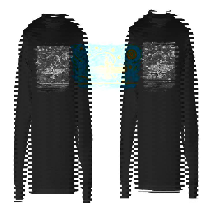 レトロヴィンテージスタイルアヌンナキ 長袖Tシャツ