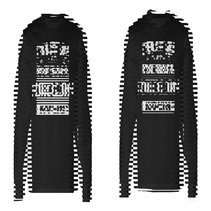 ロデオクラウンアイデアトラストプロフェッショナルロデオクラウン 長袖tシャツ 長袖Tシャツ