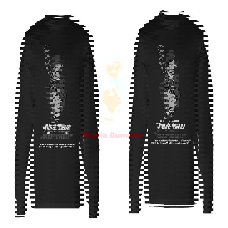 ワイアット・アープ ガンファイターの歴史 長袖Tシャツ