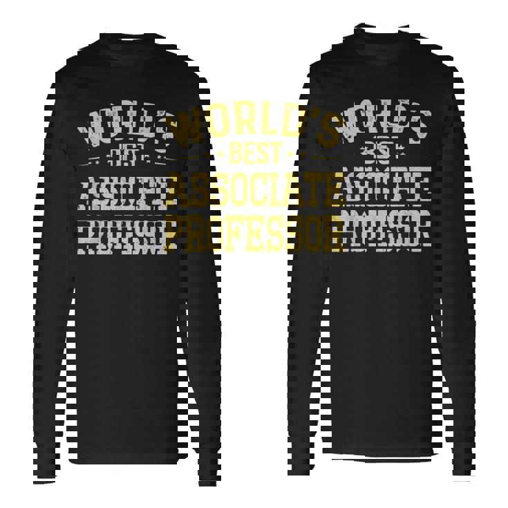 ワールドベスト准教授職位准教授 長袖Tシャツ