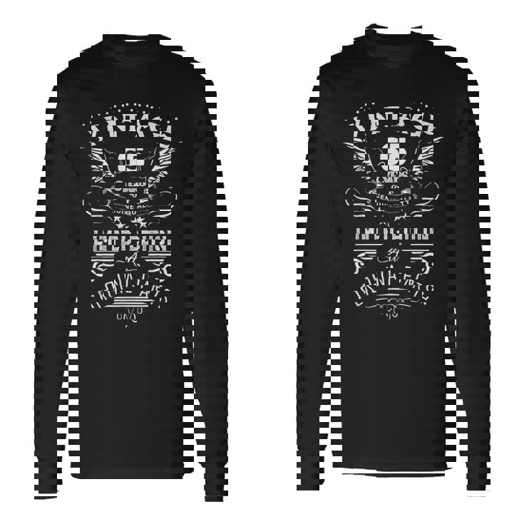 ヴィンテージ 65歳の誕生日 男性 65歳のギフト 65歳の誕生日 長袖Tシャツ