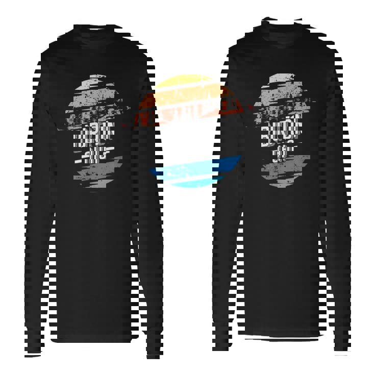 ヴィンテージ バートン オハイオ州サンセットお土産プリント 長袖Tシャツ