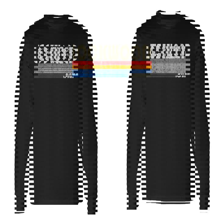 ヴィンテージ レトロ 70年代80年代スタイル ロックウッドの故郷 Mt。 長袖Tシャツ