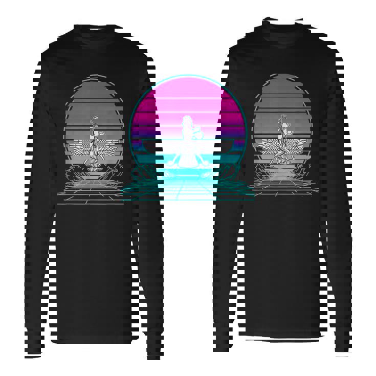 ヴィンテージ レトロ サンセット アヌンナキ 長袖Tシャツ