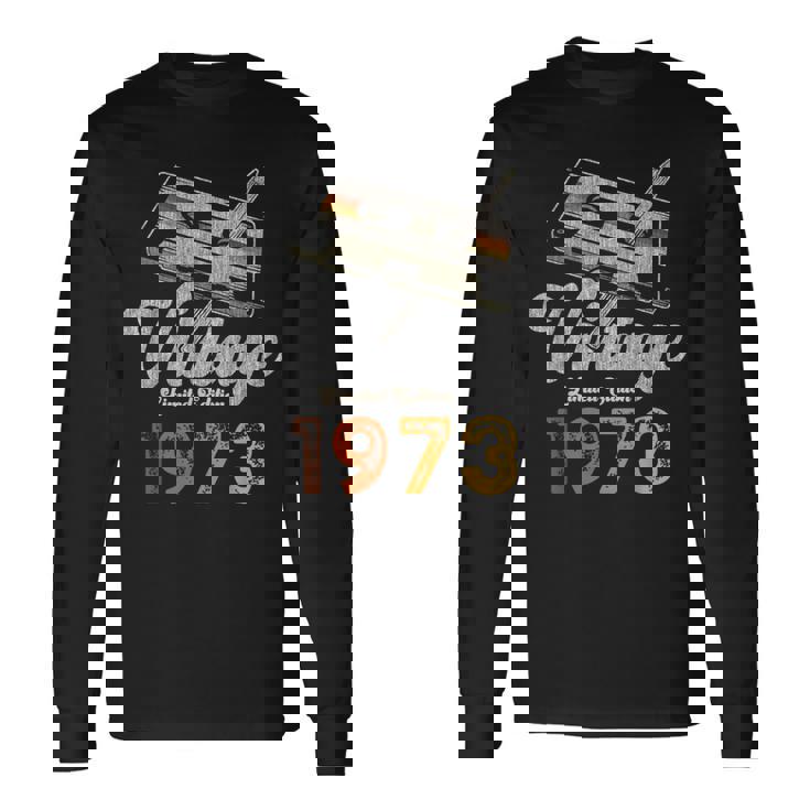 ヴィンテージ1973 カセット・ペンシル 53歳の誕生日 長袖Tシャツ