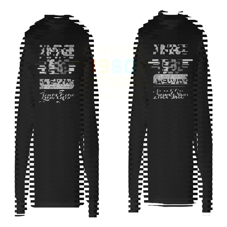 ヴィンテージ1980限定版 46歳の誕生日 長袖Tシャツ