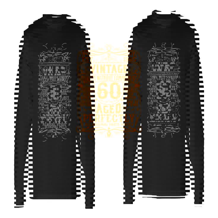 ヴィンテージ還暦祝い 1965年生まれ 60歳 完熟熟成 長袖Tシャツ