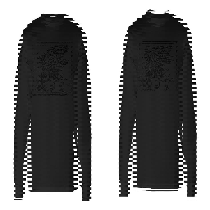 ヴェネツィア イタリア ヴェネツィア イタリア お土産 イタリア サンマルコ ライオン 長袖Tシャツ